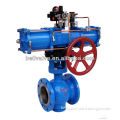 Pneumatic control valve for control flow and pressure